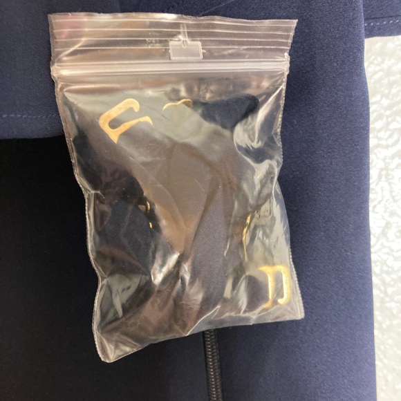 Show me your mumu Monaco Ruffle Gown navy bridesmaid dress - Picture 9 of 9